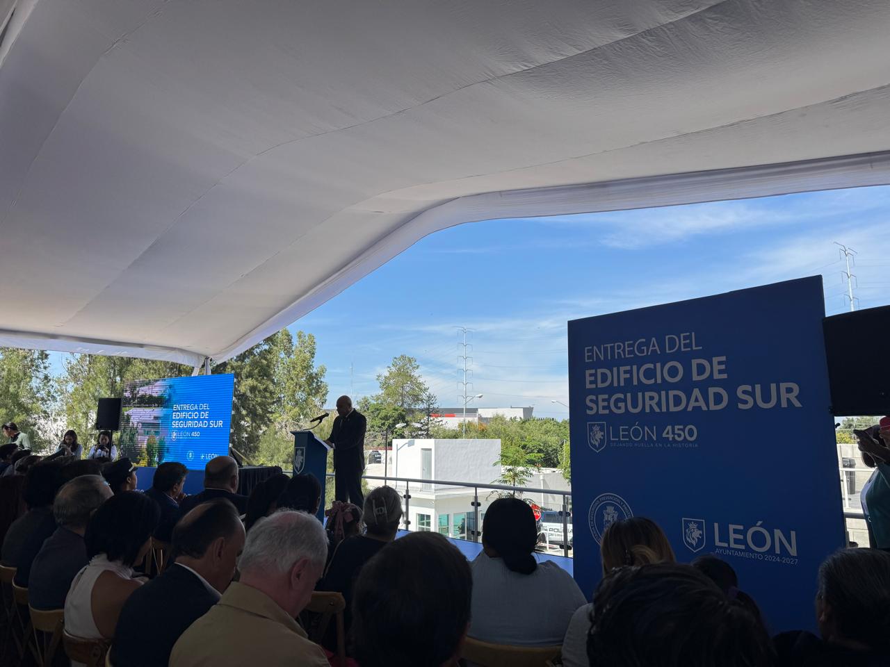 ENTREGA DEL EDIFICIO DE SEGUTIDAD SUR.